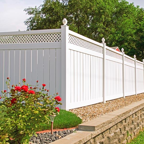 Vinyl Fencing Installation by Pro Landscaping Utah