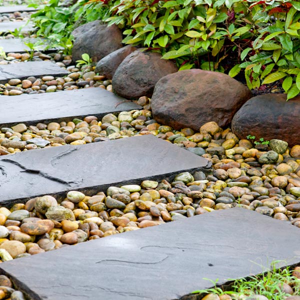 Stone Walkway by Pro Landscape Utah in Davis County, UT